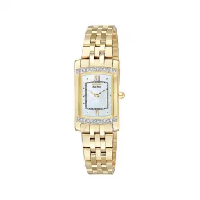 西铁城/Citizen Stiletto 18 MM 抛光不锈钢 Eco-Drive 女表 EG3122-57D