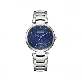 西铁城/Citizen 31.00MM 光动能机芯 不锈钢 女表 EM0850-80L