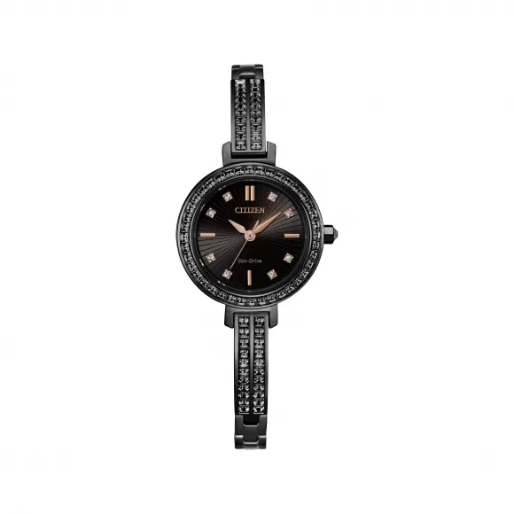 西铁城/Citizen 25 MM 不锈钢覆BIP 光动能 女表 EM0865-58E