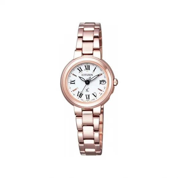 西铁城/Citizen xC 系列 不锈钢镀金 25 MM 太阳能石英 女表 ES9002-58A