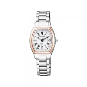 西铁城/Citizen xC 系列 钛，硬涂层，镀金 24.4 MM 太阳能石英 女表 ES9355-58A