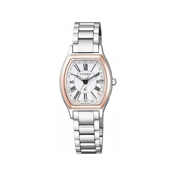 西铁城/Citizen xC 系列 钛，硬涂层，镀金 24.4 MM 太阳能石英 女表 ES9355-58A