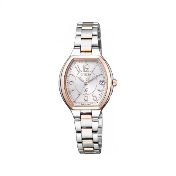 西铁城/Citizen xC 系列 不锈钢，硬涂层，镀金 24.9 MM 太阳能石英 女表 ES9364-57A