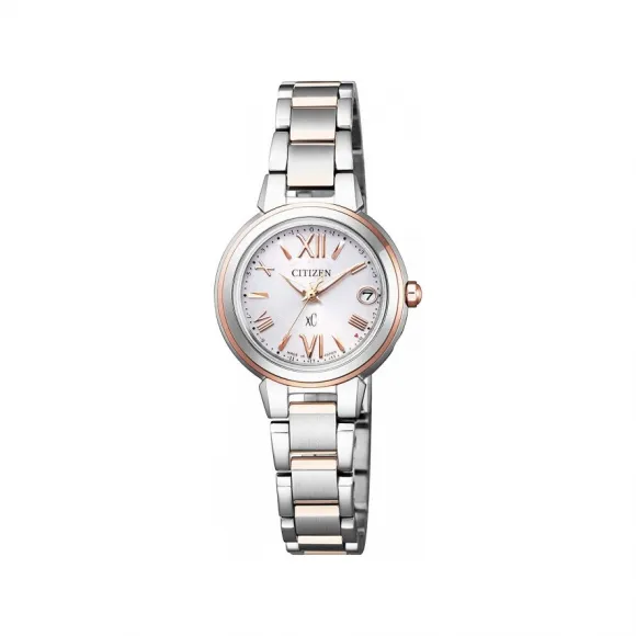 西铁城/Citizen xC 系列 不锈钢镀金 25 MM 太阳能石英 女表 ES9434-53W