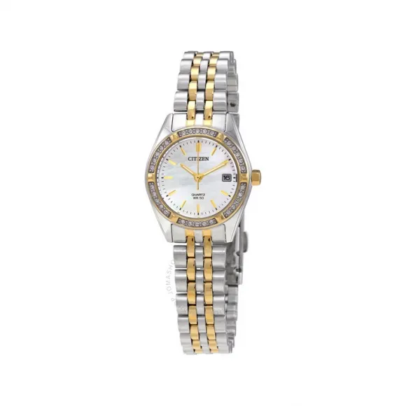 西铁城/Citizen 26 MM 不锈钢 石英机芯 女表 EU6064-54D