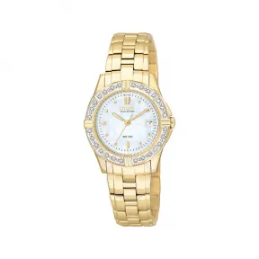 西铁城/Citizen Miramar 27 MM 抛光金色不锈钢 Eco-Drive 女表 EW1392-50D