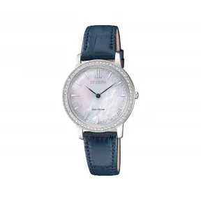 西铁城/Citizen Eco-Drive Luna系列 光动能 女表 EX1480-15D