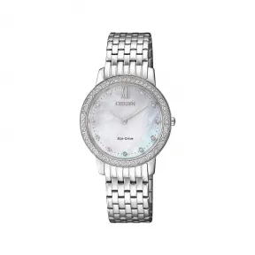 西铁城/Citizen Eco-Drive Luna系列 光动能 女表 EX1480-82D