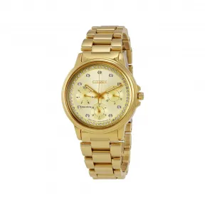 西铁城/Citizen Silhouette Crystal 环保驾驶 女表 FD2042-51P