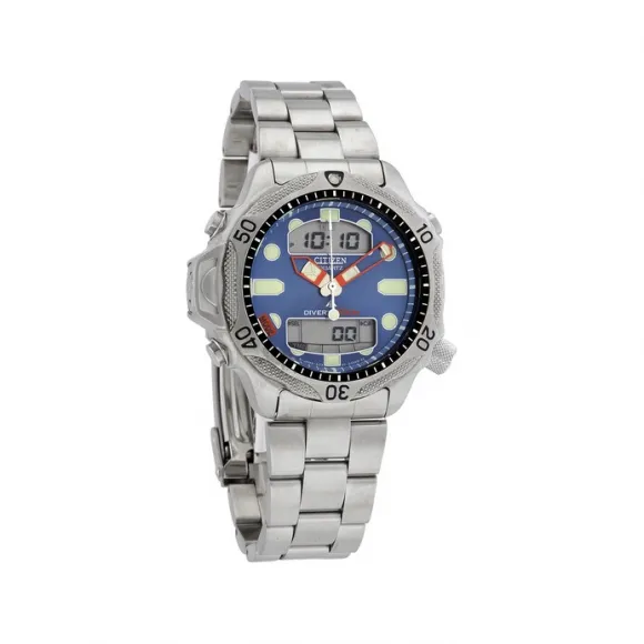 西铁城/Citizen Aqualand Diver Depth Meter Promaster 44 MM 不锈钢 石英机芯 男表 JP1010-51L