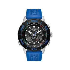 西铁城/Citizen Promaster Sailhawk系列 44 MM 银色不锈钢 Promaster Crown 离子镀表圈 太阳能 男表 JR4068-01E