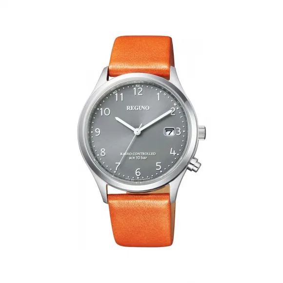 西铁城/Citizen Citizen Reguno 系列 不锈钢 38.5 MM 太阳能石英 男表 KL8-911-60