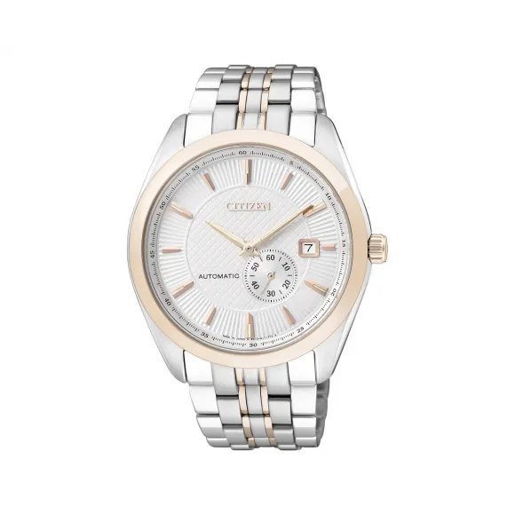 西铁城/Citizen 41MM 不锈钢间玫瑰金色   机械 男表 NJ0034-57A