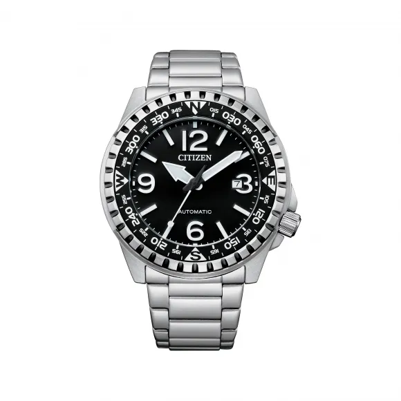 西铁城/Citizen 46.00MM 机械机芯 不锈钢 男表 NJ2190-85E