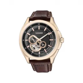 西铁城/Citizen 44MM 不锈钢镀玫瑰金色   机械 男表 NP1003-06E