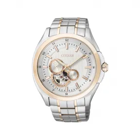 西铁城/Citizen 45MM 不锈钢间玫瑰金色   机械 男表 NP1004-54A