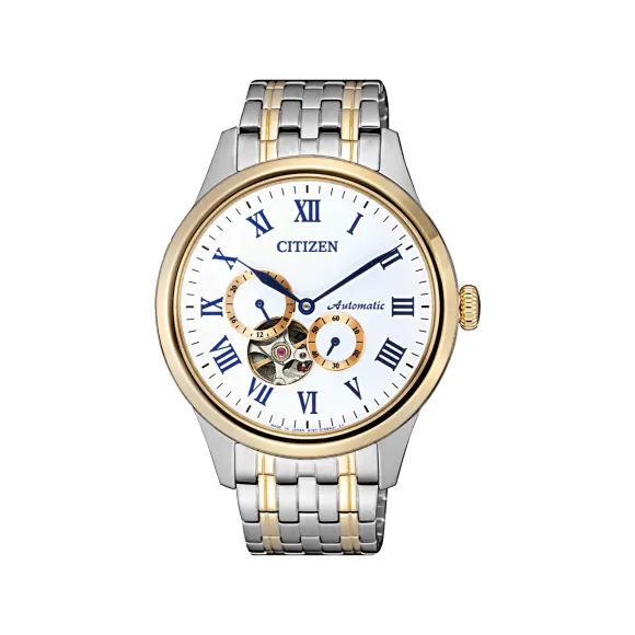 西铁城/Citizen 40MM 不锈钢间玫瑰金色   机械 男表 NP1026-86A