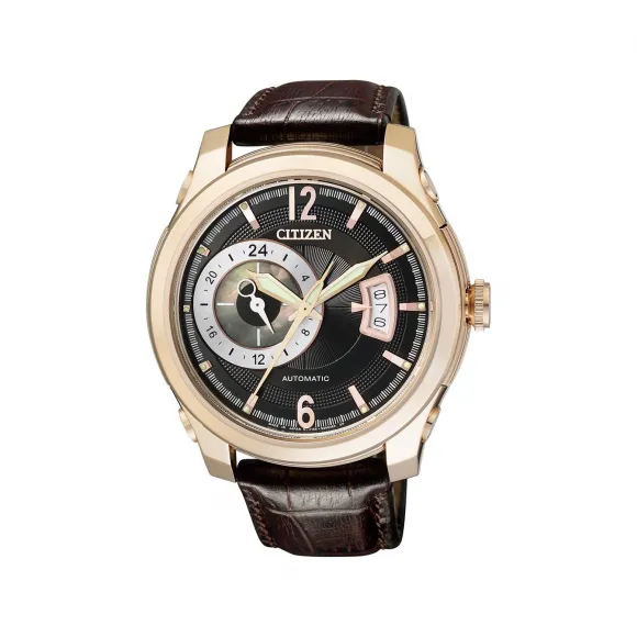 西铁城/Citizen 43MM 不锈钢镀玫瑰金色   机械 男表 NP3013-01E