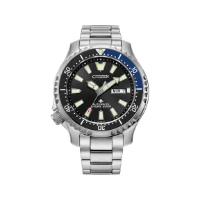 西铁城/Citizen Promaster Dive Automatic 系列 44 MM 不锈钢 手动机械机芯 男表 NY0159-57E
