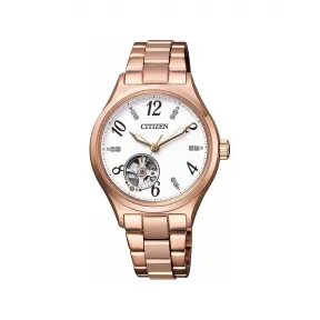 西铁城/Citizen Citizen 系列 不锈钢镀金 34 MM 自动机械机芯 女表 PC1002-85A