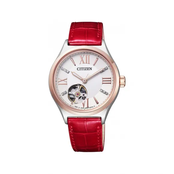 西铁城/Citizen Citizen 系列 不锈钢镀金 34 MM 自动机械机芯 女表 PC1004-04A