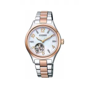 西铁城/Citizen Citizen 系列 不锈钢镀金 34 MM 自动机械机芯 女表 PC1006-84D