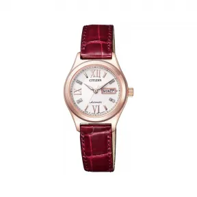 西铁城/Citizen Citizen 系列 不锈钢镀金 27 MM 自动机械机芯 女表 PD7162-04A