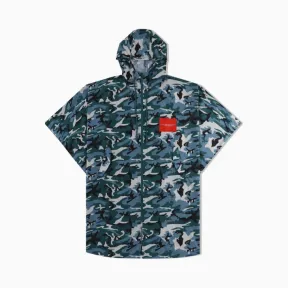 卡尔文·克莱恩/Calvin Klein 女士新款拉链连帽短袖梭织运动上装 4WT9O540-休闲运动系列