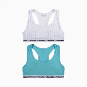 Calvin Klein女童新款Logo工字两件装内衣 G800235-童装系列