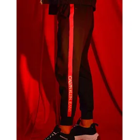 卡尔文·克莱恩/Calvin Klein 【鼠年新春系列】男士纯棉Logo收腿休闲长裤J314048-配件系列