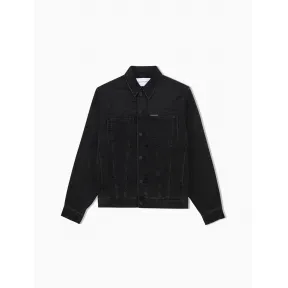 卡尔文·克莱恩/Calvin Klein CALVIN KLEIN 男装Logo单排扣牛仔外套J314838-牛仔休闲系列