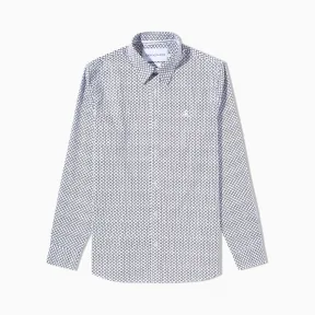 Calvin Klein 男装Logo长袖衬衫 J315166-牛仔休闲系列