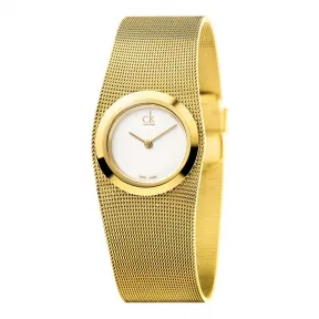 卡尔文·克莱恩/Calvin Klein   不锈钢 石英机芯 女表 K3T23526