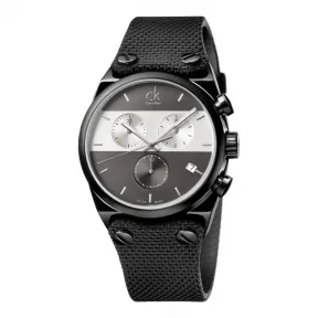卡尔文·克莱恩/Calvin Klein   不锈钢 石英机芯 男表 K4B384B3
