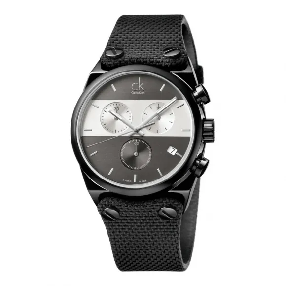 卡尔文·克莱恩/Calvin Klein   不锈钢 石英机芯 男表 K4B384B3