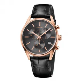 卡尔文·克莱恩/Calvin Klein   不锈钢 石英机芯 男表 K4M276C3