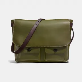 蔻驰/Coach 抛光铬鞣皮革邮差包 11107 JIMDA