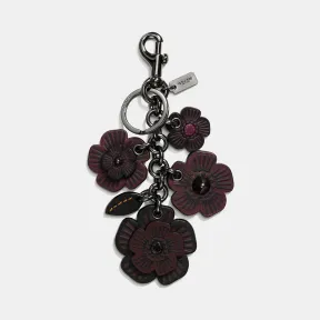 蔻驰/Coach 花朵混合手袋挂件 17451 BKBLK
