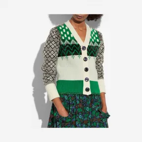 蔻驰/Coach 提花羊毛衫 23159 GNIY