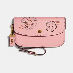 蔻驰/Coach 茶玫瑰铆钉手拿包 27190 OLPEO