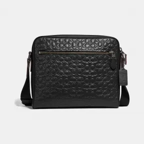 蔻驰/Coach 经典标志真皮METROPOLITAN相机包 32220 QBBK