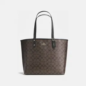 蔻驰/Coach 经典标志涂层帆布双面CITY托特包 36658-IMAA8