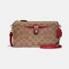 蔻驰/Coach 拼色经典标志帆布NOA POP-UP信使包 37458_V5P22