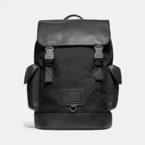 蔻驰/Coach 经典标志提花RIVINGTON背包 37848 JIBLK