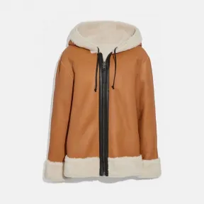 蔻驰/Coach   双面羊毛皮帽衫 38549-AZE-0