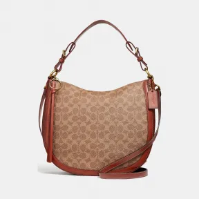 蔻驰/Coach 经典标志帆布SUTTON半月包 38580 B4NQ4