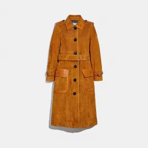 蔻驰/Coach WESTERN麂皮风衣 39018 CAM