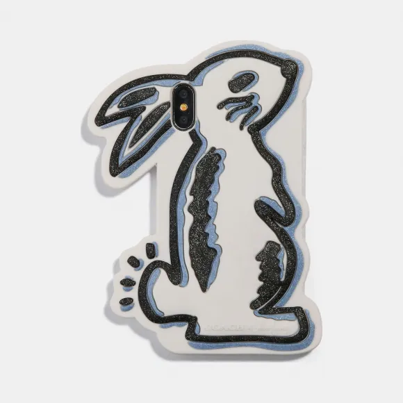 蔻驰/Coach SELENA小兔IPHONE X保护壳 39540 CHK