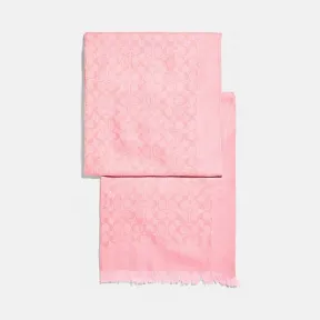 蔻驰/Coach 双色经典标志披巾 39578_B3R