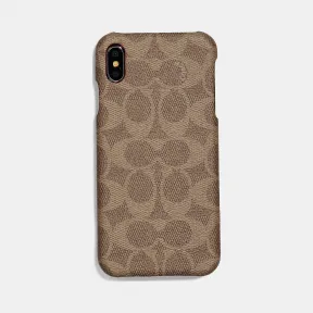 蔻驰/Coach 经典标志帆布IPHONE XR保护套 39616 KHA
